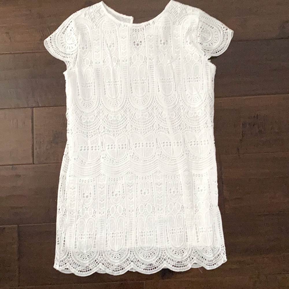 White Lace dress. Used once.
